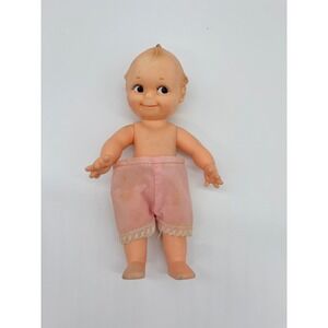 Vintage Cameo Baby Doll Pink Bloomer Outfit Collectible Toy 8"